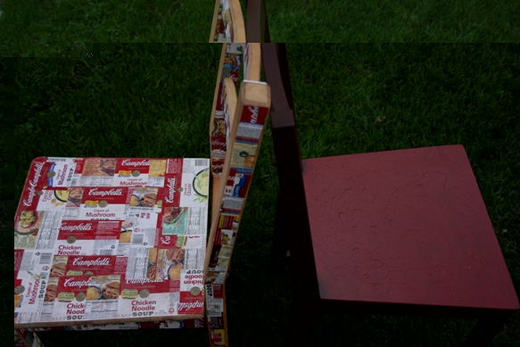 two chairs back to back