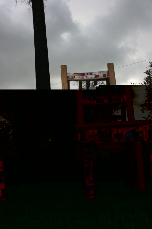 a chair covered in campbells' soup labels