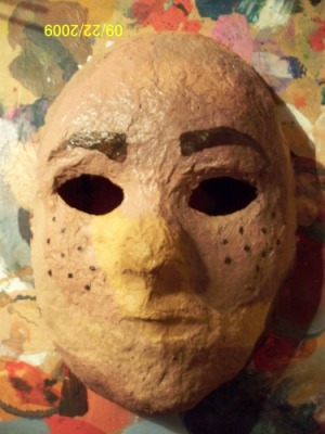 photo of mask of a face