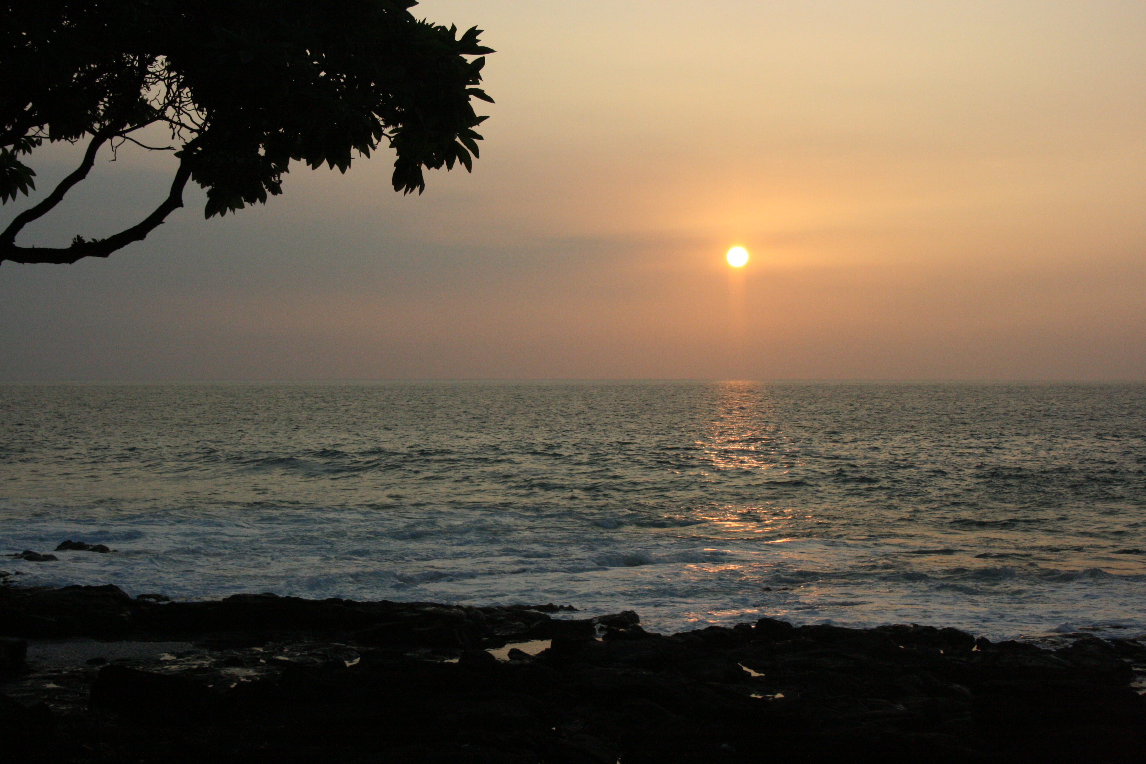 kona at sunset