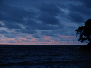 photograph of manuel antonio costa rica at sunset
