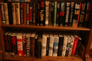 photo of Stephen King books